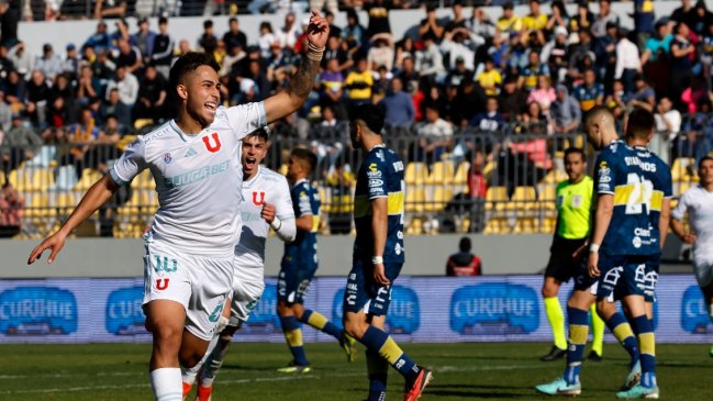 [Video] Los goles del agónico triunfo de la U ante Everton