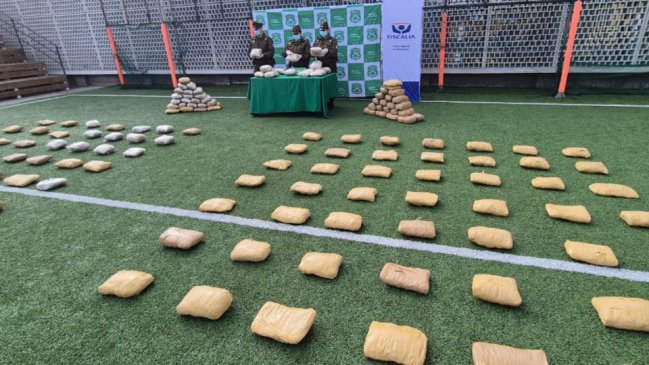 Carabineros detuvo a conductor que transportaba más de 200 kilos de marihuana en Taltal