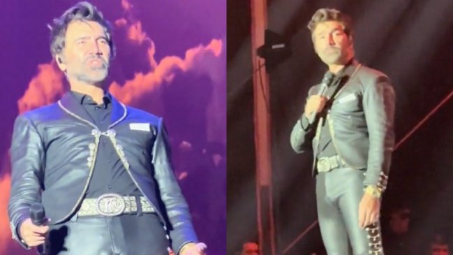 Alejandro Fernández vivió incómoda situación por culpa de su vestuario