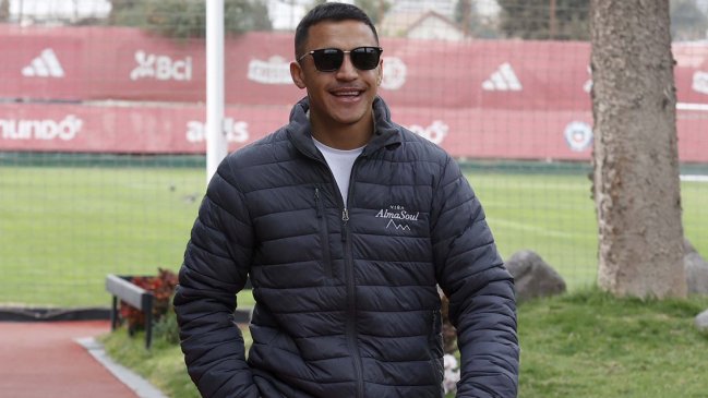 Alexis Sánchez se integró a la selección chilena