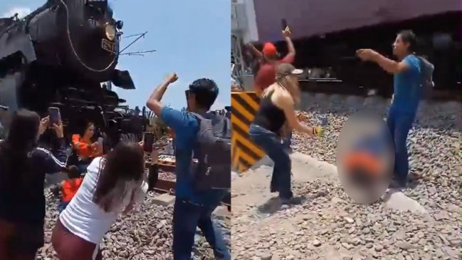  Tercera víctima: Mujer muere tras ser golpeada por tren mientras se sacaba una selfie en México  