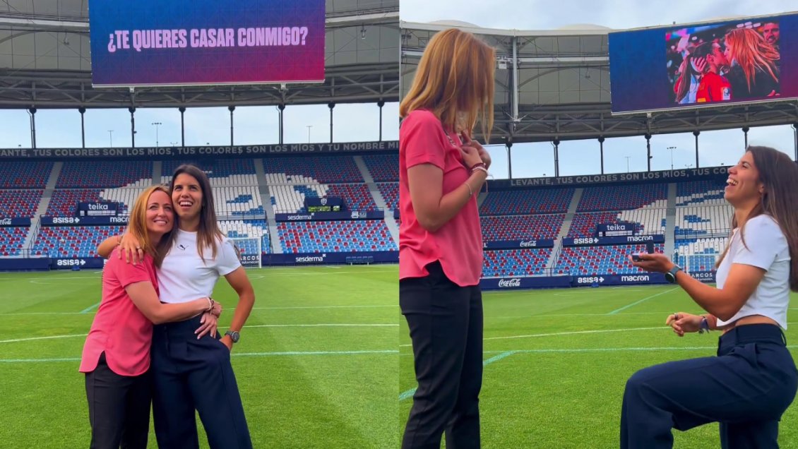 [VIDEO] La emotiva petición de matrimonio de campeona del mundo a su pareja en Valencia