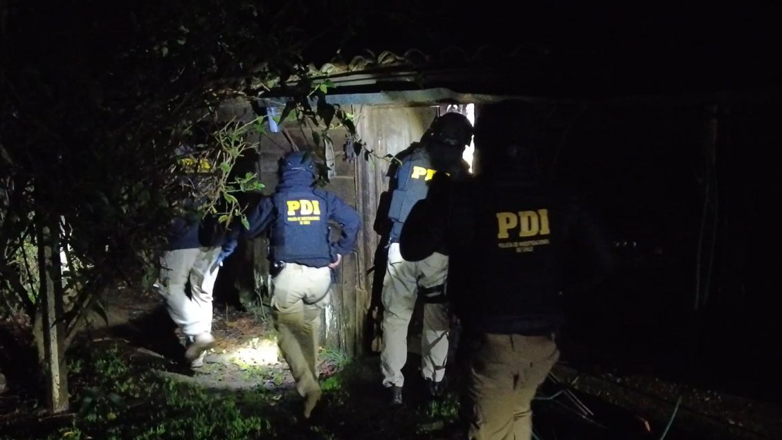 Cinco detenidos por robos e infracción a la ley de armas en la Provincia de Arauco