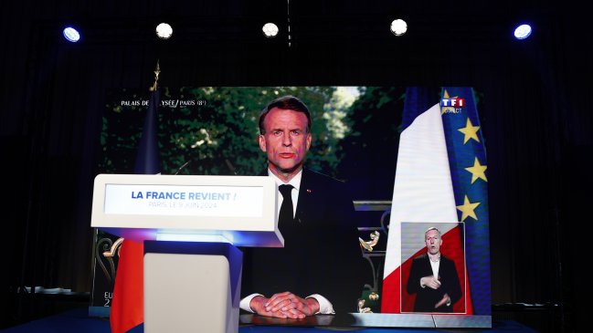  Francia: Macron disolvió Asamblea Nacional y convocó a elecciones anticipadas  