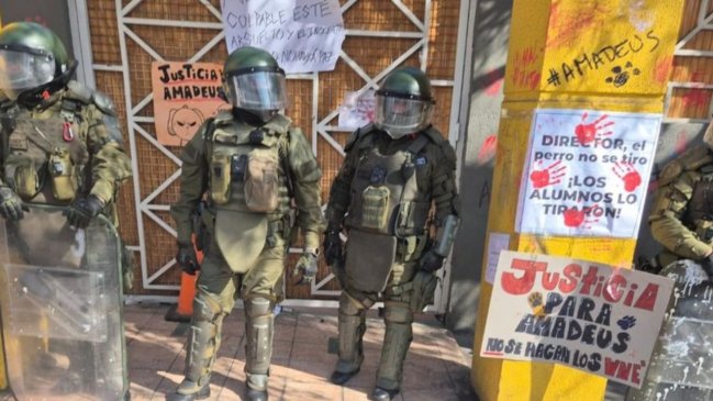 Denuncian destrozos en colegios de Antofagasta durante protesta animalista