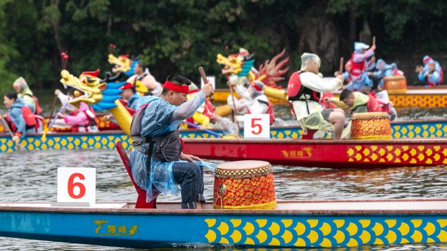 Distrito en Chongqing celebró la Fiesta del Bote del Dragón con proyectos de patrimonio cultural