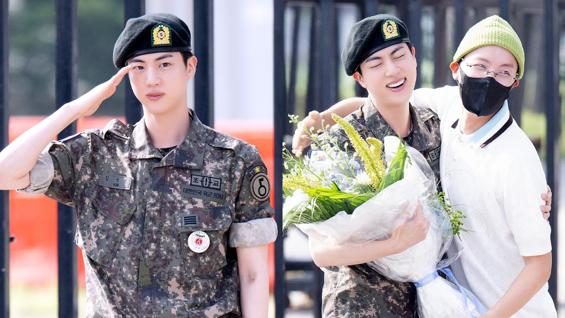 Jin de BTS completó su servicio militar obligatorio