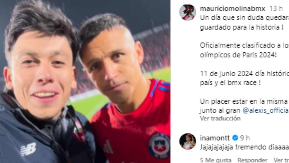 Ciclista que clasificó a París 2024 fue quien invadió la cancha para tomarse selfie con Alexis