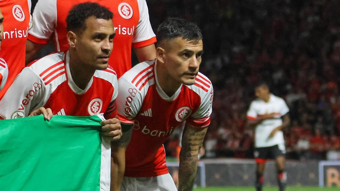 Inter de Porto Alegre contó con Charles Aránguiz en igualdad ante Sao Paulo