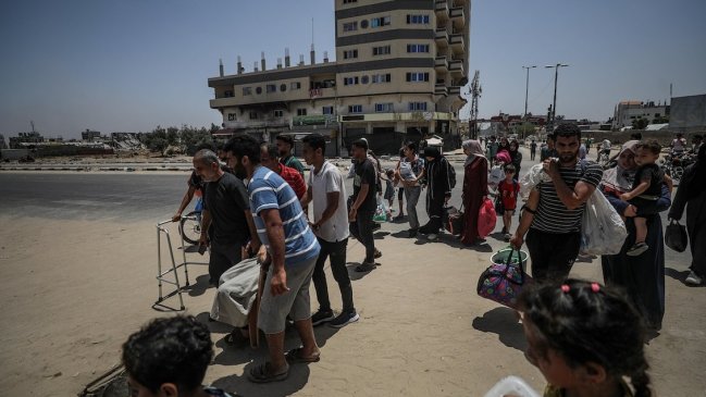   La mitad de la población de Gaza se ha desplazado este mes por la ofensiva israelí 