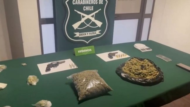 Carabineros detuvo a dos personas en operativo antidrogas en La Araucanía