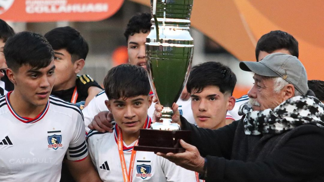 Caszely entregó la copa: Colo Colo venció a la U y se coronó campeón Sub 16