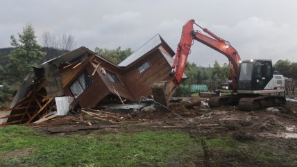   La Araucanía: Inician trabajos de limpieza en sectores afectados por temporal 