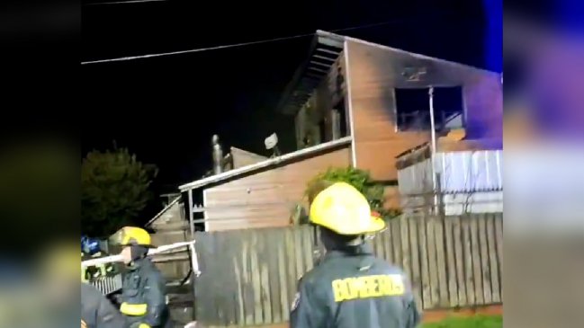   Lanco: Madre e hija murieron al incendiarse su casa 