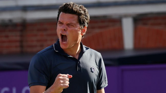 Raonic selló triunfazo con récord de aces en Queen's
