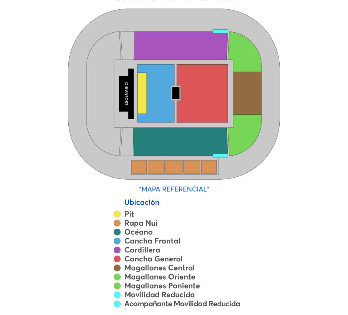 mapa de entradas para paul mccartney en el estadio monumental