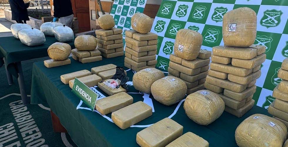 Decomisan más de 130 kilos de droga en la Provincia de El Loa