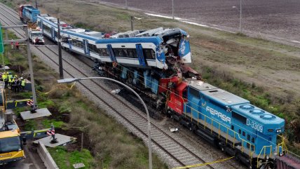  La fatal colisión entre dos trenes en San Bernardo  