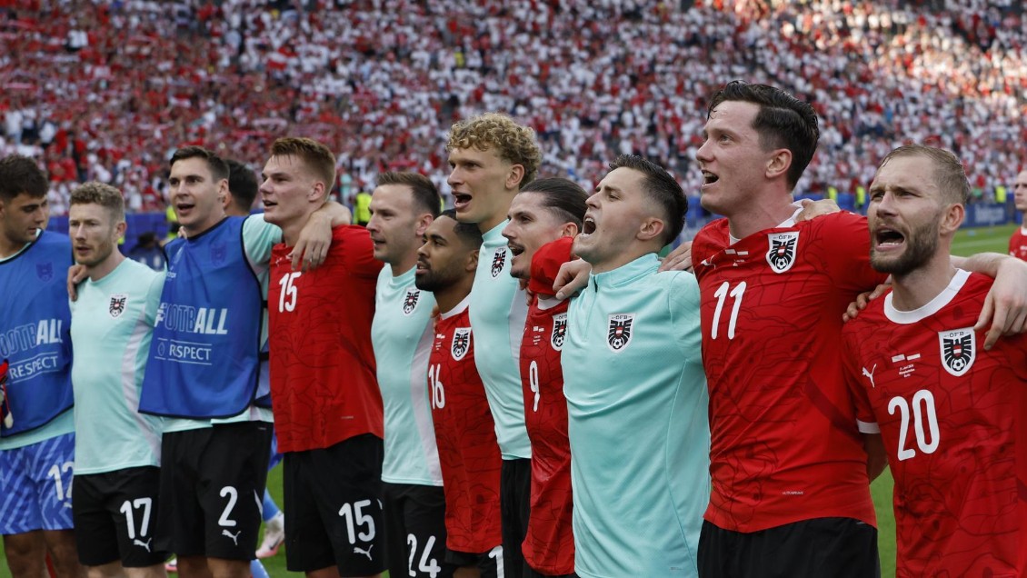 Austria hizo gala de su buen fútbol y dejó complicada a Polonia en la Euro 2024