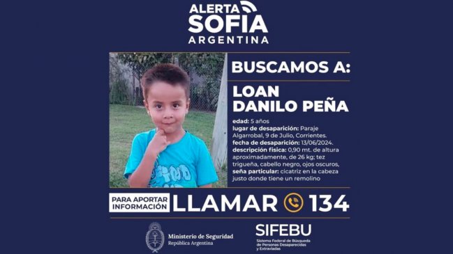   Argentina está en vilo por la desaparición de un niño de 5 años en Corrientes 