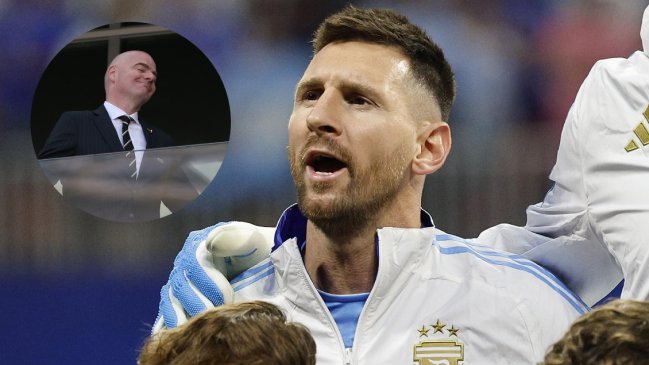   Gianni Infantino a Messi: Eres alguien que hace soñar al mundo con tu grandeza 