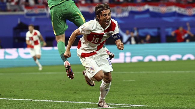   [VIDEO] Luka Modric marcó el 1-0 para Croacia ante Italia e hizo historia en la Eurocopa 