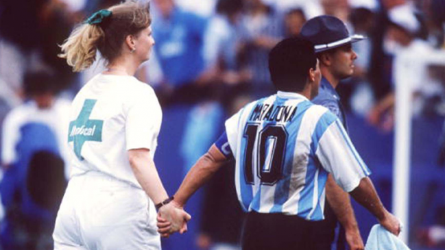   Se cumplieron 30 años desde el último partido de Maradona con Argentina 