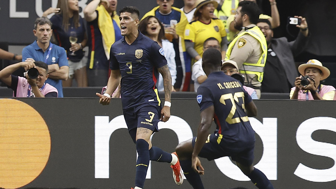 [VIDEO] Piero Hincapié adelantó a Ecuador con un golazo ante Jamaica en Las Vegas