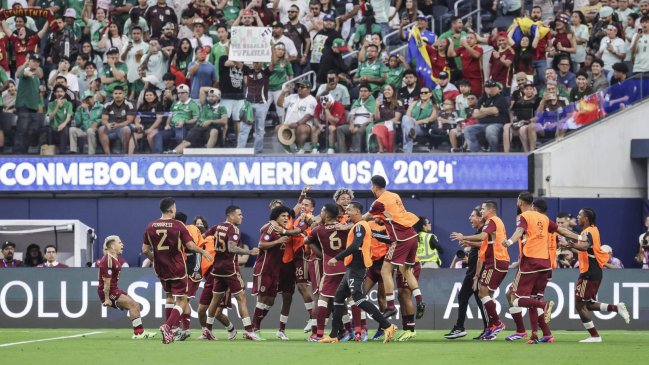   Venezuela batió a México y clasificó a cuartos de final de la Copa América 