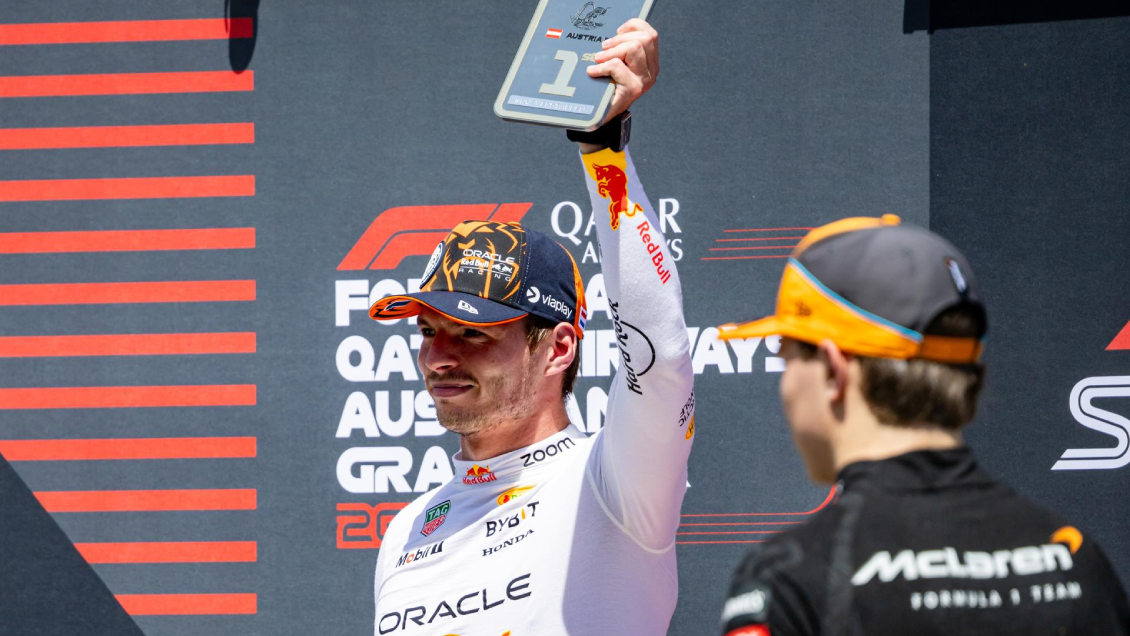 Verstappen sorteó la lucha de los McLaren y se quedó con el sprint en Austria