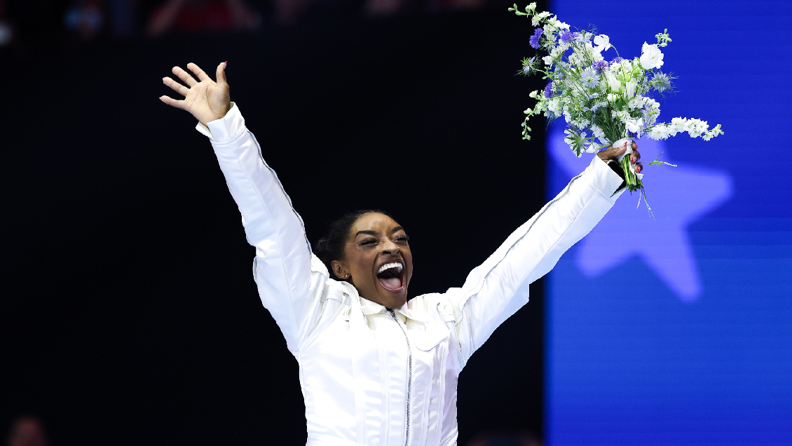 Simone Biles encabeza equipo de gimnasia de Estados Unidos para París 2024