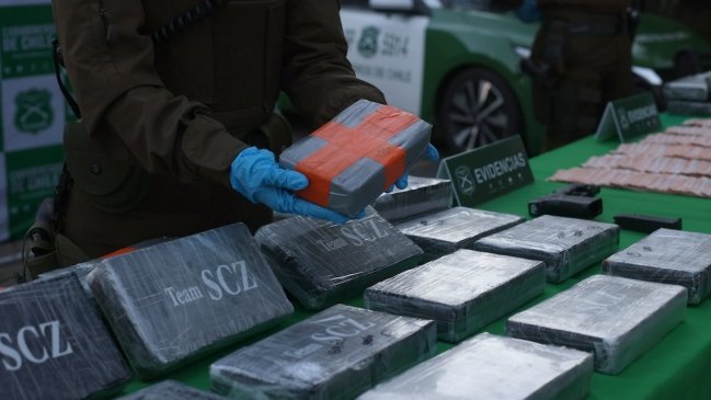   San Bernardo: Prisión preventiva para imputados que transportaban 600 kilos de cocaína 