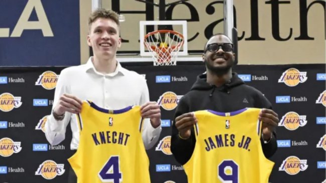   El millonario contrato que firmó el hijo de LeBron con los Lakers 