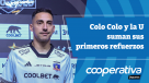Cooperativa Deportes: Colo Colo y la U suman sus primeros refuerzos
