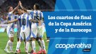 Cooperativa Deportes: Los cuartos de final de la Copa América y de la Eurocopa