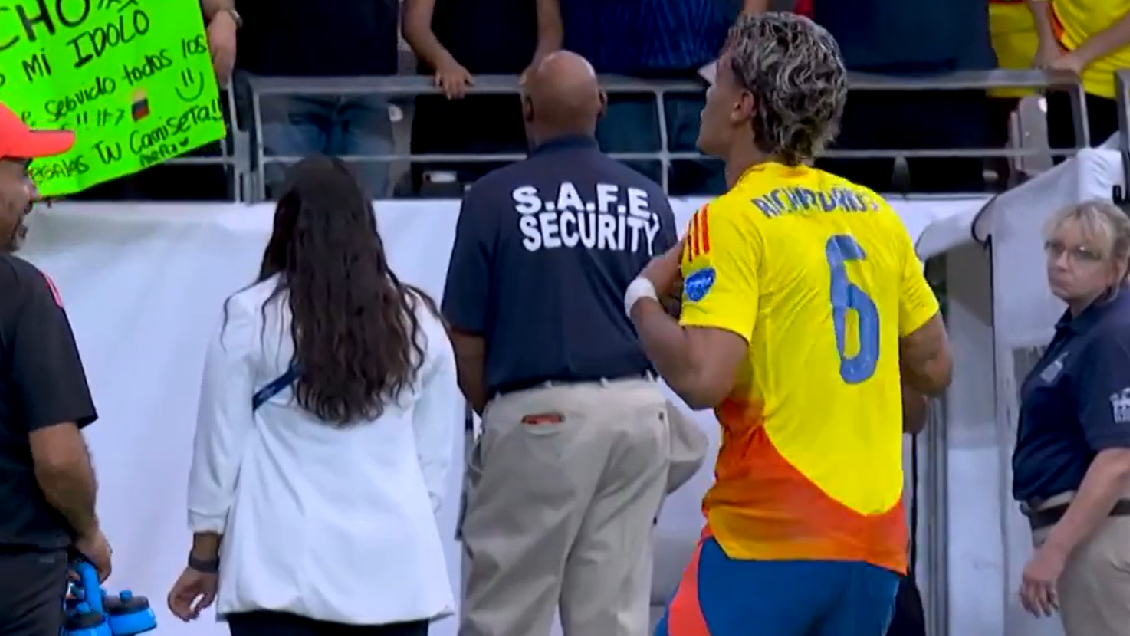 [VIDEO] Richard Ríos se lució con un golazo para el 4-0 de Colombia sobre Panamá