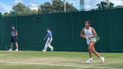   Antonia Vergara tras su victoria en Wimbledon: En el primer set partí bastante nerviosa 