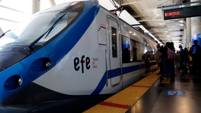  EFE ajustó frecuencia de trenes en tramo Estación Central-Rancagua  