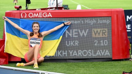   Ucraniana Mahuchikh rompió el récord de salto alto, vigente por 37 años 