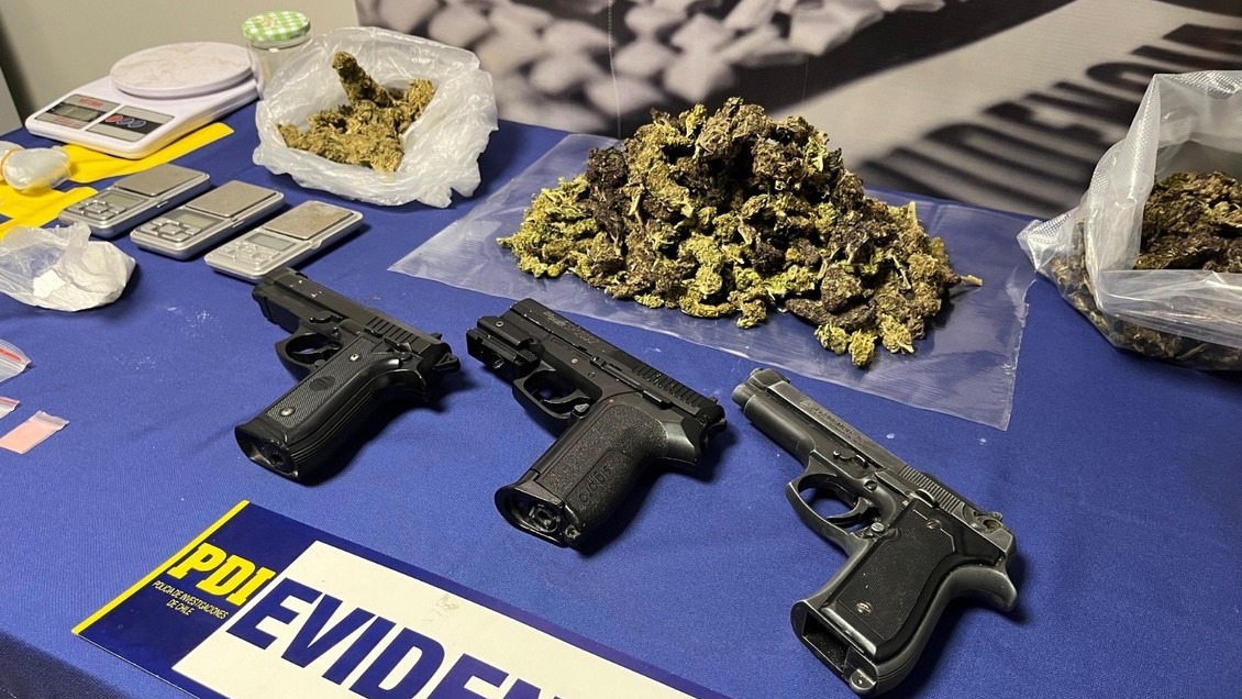 PDI desarticuló tres clanes familiares dedicados a vender droga en Huechuraba