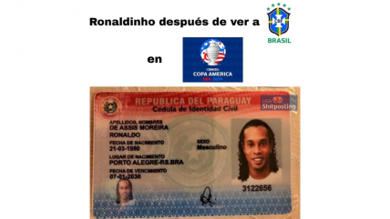   Con Ronaldinho: Los memes tras la eliminación de Brasil a manos de Uruguay 