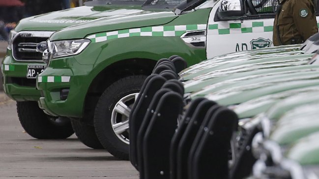 Persecución provocó choque de cuatro vehículos policiales