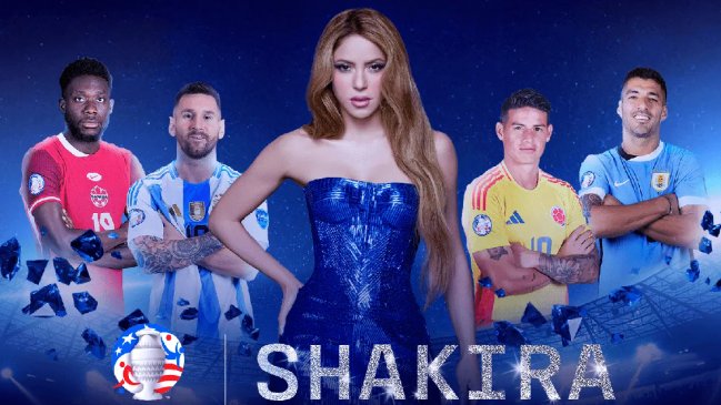   Shakira se presentará en el entretiempo de la final de la Copa América 