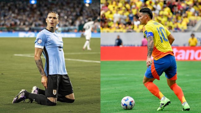 Uruguay y Colombia definen al rival de Argentina en la segunda semifinal de la Copa América