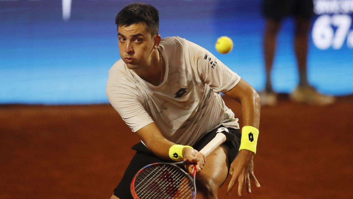 Tomás Barrios tuvo sólido debut en el Challenger de Trieste