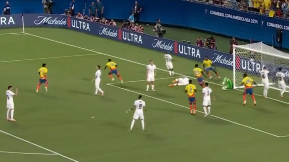 [VIDEO] Colombia pegó primero a Uruguay con un cabezazo de Jefferson Lerma