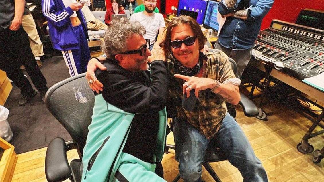 El curioso encuentro entre Fito Páez y Johnny Depp en Abbey Road
