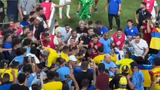   Conmebol condenó incidentes de violencia tras la semifinal de Colombia y Uruguay 