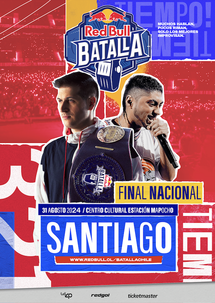 afiche de la final de red bull batalla chile 2024