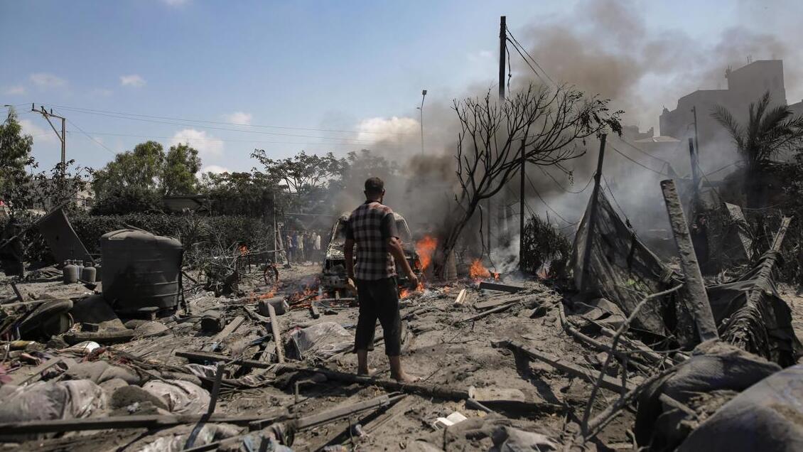 Ataque israelí al sur de Gaza dejó más de 70 fallecidos